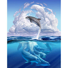 Load image into Gallery viewer, Dolphin - Full Drill Diamond Painting