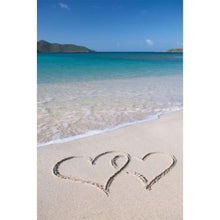 Load image into Gallery viewer, Beach heart - Full Drill Diamond Painting
