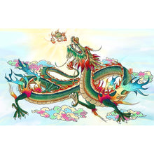 Load image into Gallery viewer, Chinese Dragon - Full Drill Diamond Painting - 40x60cm