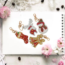 Load image into Gallery viewer, 4pcs Christmas DIY Keychain