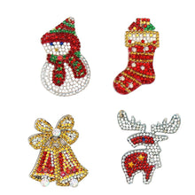 Load image into Gallery viewer, 4pcs Christmas DIY Keychain