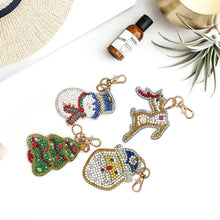 Load image into Gallery viewer, 4pcs Christmas DIY Keychain