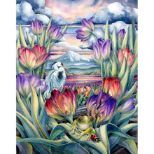 Load image into Gallery viewer, Flowers - Full Drill Diamond Painting