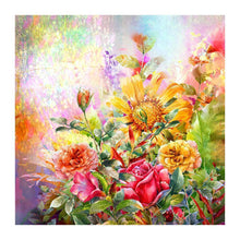 Load image into Gallery viewer, Flowers - Full Drill Diamond Painting