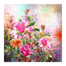 Load image into Gallery viewer, Flowers - Full Drill Diamond Painting