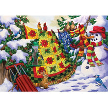 Load image into Gallery viewer, Snowman - Full Drill Diamond Painting