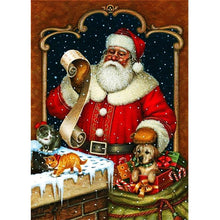 Load image into Gallery viewer, Santa Claus Snowman - Full Drill Diamond Painting