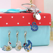 Load image into Gallery viewer, 4pcs Swan DIY Keychain