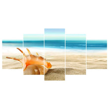 Load image into Gallery viewer, 5-pictures Beach - Full Drill Diamond Painting - 95x45cm
