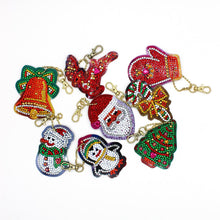Load image into Gallery viewer, 8pcs Christmas DIY Keychain