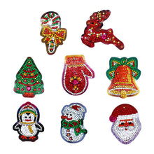 Load image into Gallery viewer, 8pcs Christmas DIY Keychain