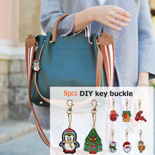 Load image into Gallery viewer, 8pcs Christmas DIY Keychain