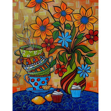 Load image into Gallery viewer, Flowers - Full Drill Diamond Painting