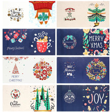 Load image into Gallery viewer, 8pcs/Set-Christmas-Diamond Greeting Cards