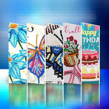 Load image into Gallery viewer, 12pcs Birthday Greeting Card Diamond Painting