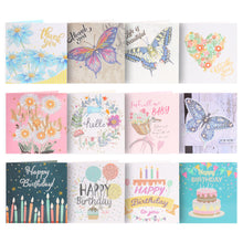 Load image into Gallery viewer, 12pcs/Set-Birthday-Diamond Greeting Cards