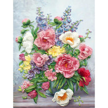Load image into Gallery viewer, Flowers - Full Drill Diamond Painting