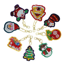 Load image into Gallery viewer, 8pcs Christmas DIY Keychain