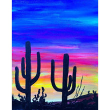 Load image into Gallery viewer, Cactus Abstract - Full Drill Diamond Painting