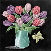 Load image into Gallery viewer, Flower - Full Drill Diamond Painting