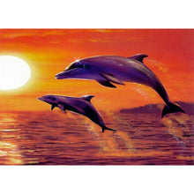 Load image into Gallery viewer, Dolphin - Full Drill Diamond Painting