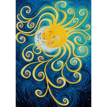 Load image into Gallery viewer, Sun and Moon - Full Drill Diamond Painting