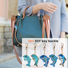 Load image into Gallery viewer, 5pcs Dolphin DIY Keychain