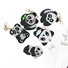 Load image into Gallery viewer, 5pcs Panda DIY Keychain