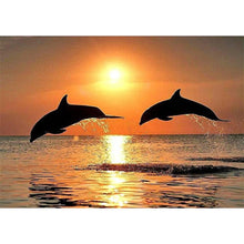 Load image into Gallery viewer, Dolphin - Full Drill Diamond Painting