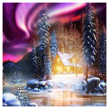 Load image into Gallery viewer, Snow House - Full Drill Diamond Painting