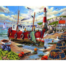 Load image into Gallery viewer, Ship - Full Drill Diamond Painting