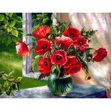 Load image into Gallery viewer, Flowers - Full Drill Diamond Painting