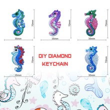 Load image into Gallery viewer, 5pcs Seahorse DIY Keychain