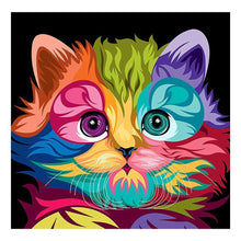 Load image into Gallery viewer, Colorful Cat - Full Drill Diamond Painting