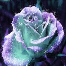 Load image into Gallery viewer, Shining Rose Flower - Full Drill Diamond Painting