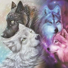 Load image into Gallery viewer, Wolves - Full Drill Diamond Painting