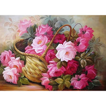 Load image into Gallery viewer, Flowers - Full Drill Diamond Painting
