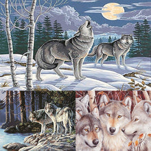Load image into Gallery viewer, Wolf - Full Drill Diamond Painting