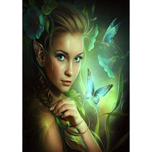 Load image into Gallery viewer, Butterfly Girl - Full Drill Diamond Painting