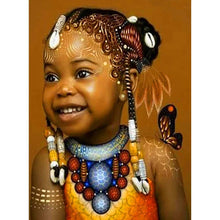 Load image into Gallery viewer, Girl - Full Drill Diamond Painting