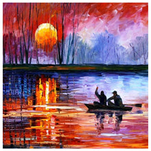 Load image into Gallery viewer, Lake Boat - Full Drill Diamond Painting
