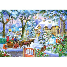 Load image into Gallery viewer, Snow House - Full Drill Diamond Painting