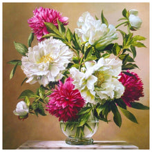 Load image into Gallery viewer, Flower Vase - Full Drill Diamond Painting
