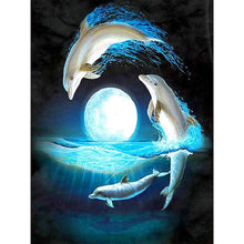 Load image into Gallery viewer, Dolphin - Full Drill Diamond Painting
