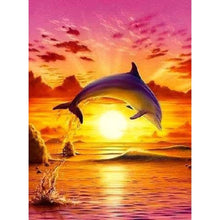 Load image into Gallery viewer, Dolphin - Full Drill Diamond Painting