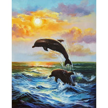 Load image into Gallery viewer, Dolphin - Full Drill Diamond Painting