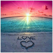 Load image into Gallery viewer, Heart Beach - Full Drill Diamond Painting