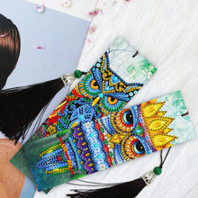 Load image into Gallery viewer, 2pcs Owl-DIY Diamond Painting Bookmark
