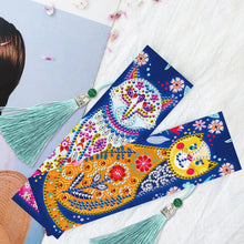 Load image into Gallery viewer, 2pcs Cat-DIY Diamond Painting Bookmark