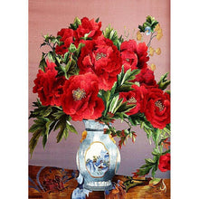 Load image into Gallery viewer, Flowers - Full Drill Diamond Painting